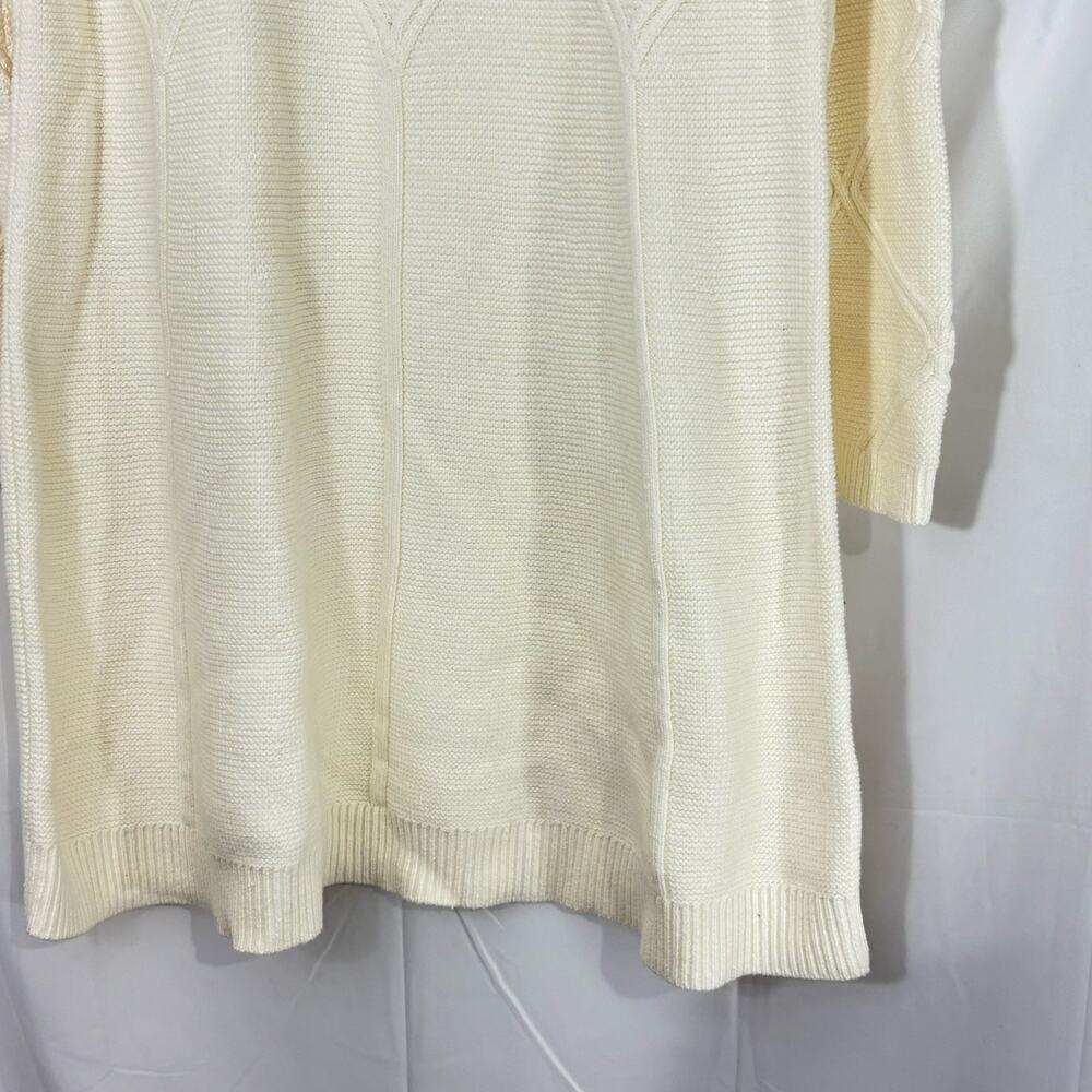 NWT Express Sweater Dress Cream XL | Cozy Knit Midi Dress | Fall Winter Chic - Picture 4 of 5